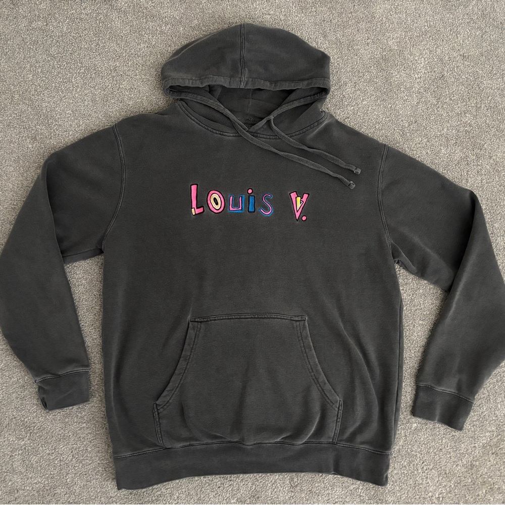Louis V. Black Hoodie for Women